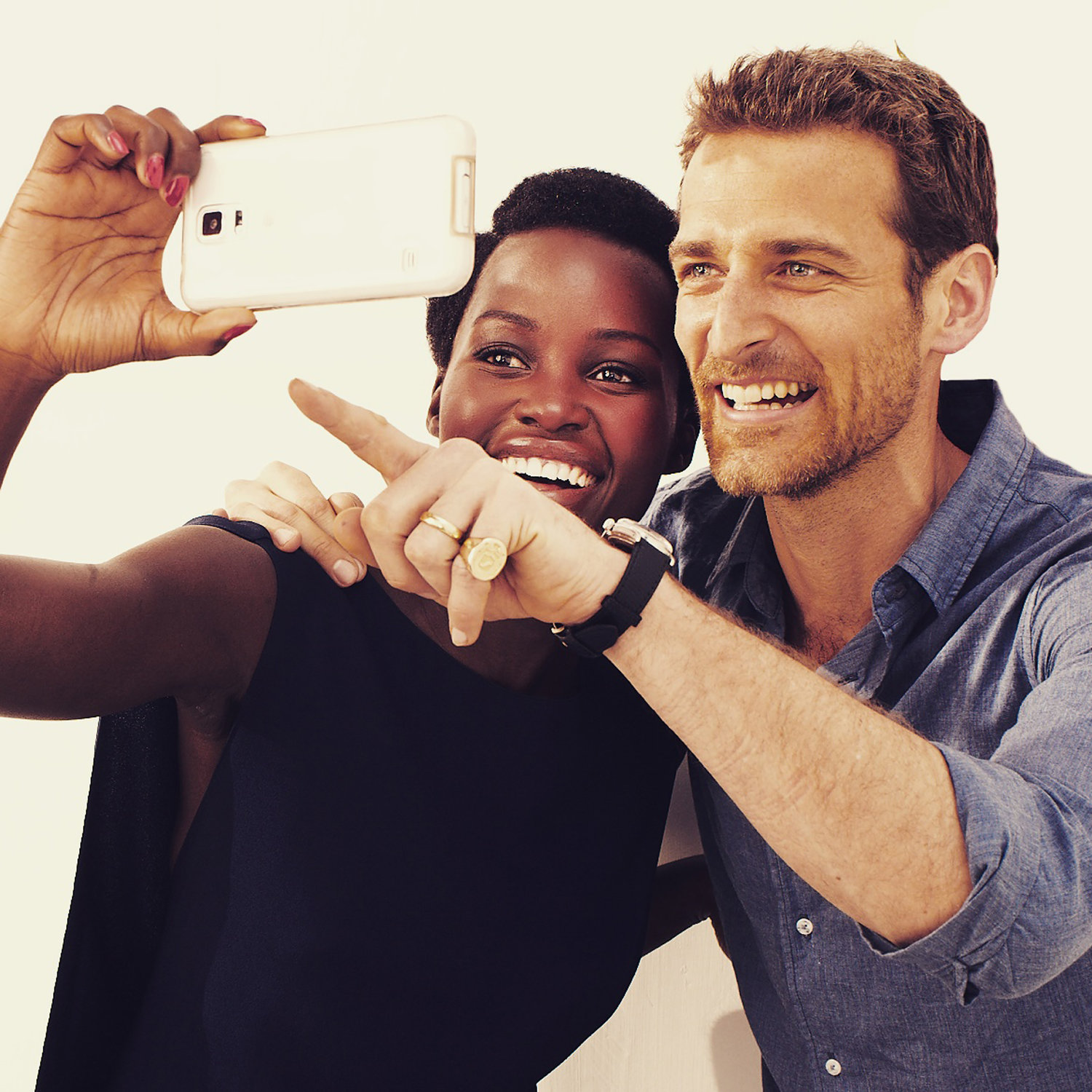 Behind the scenes with Lupita Nyong'o