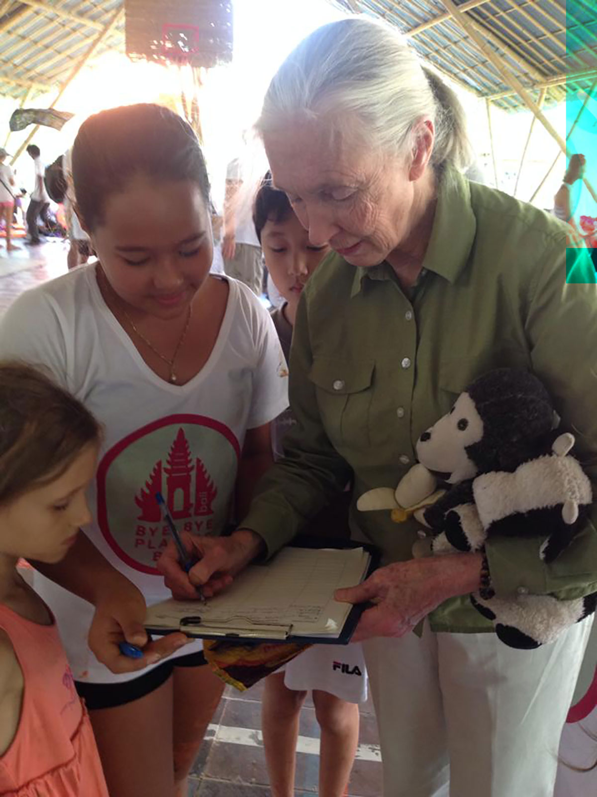 Isabel Wijsen with Jane Goodall