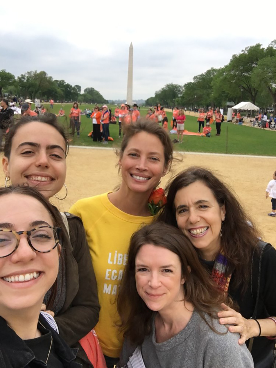 Christy Turlington in Washington