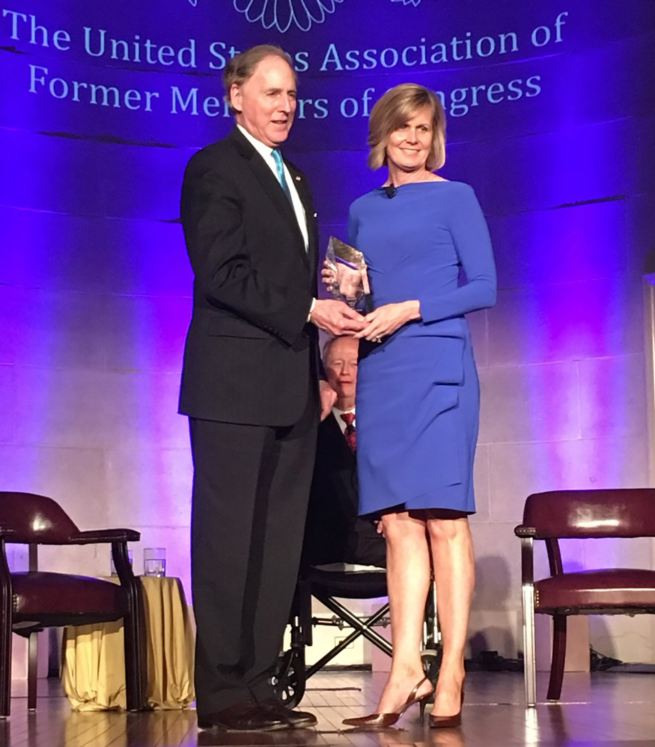 Robin King Receiving Award