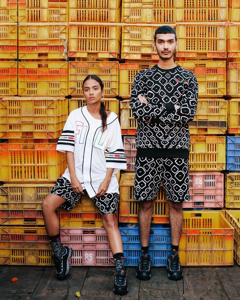 Nor Black Nor White x FILA